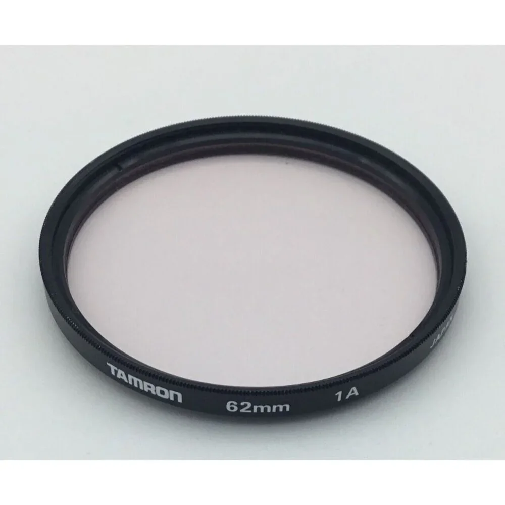 Tamron 62mm 1A Skylight Vintage Filter Made in Japan Screw On Black Rim